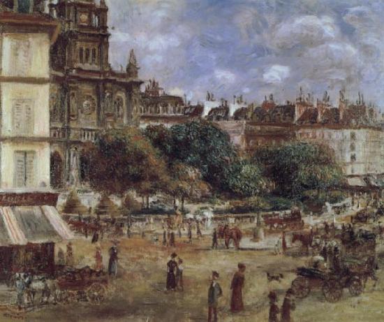 Place de la Trinite, Pierre Renoir